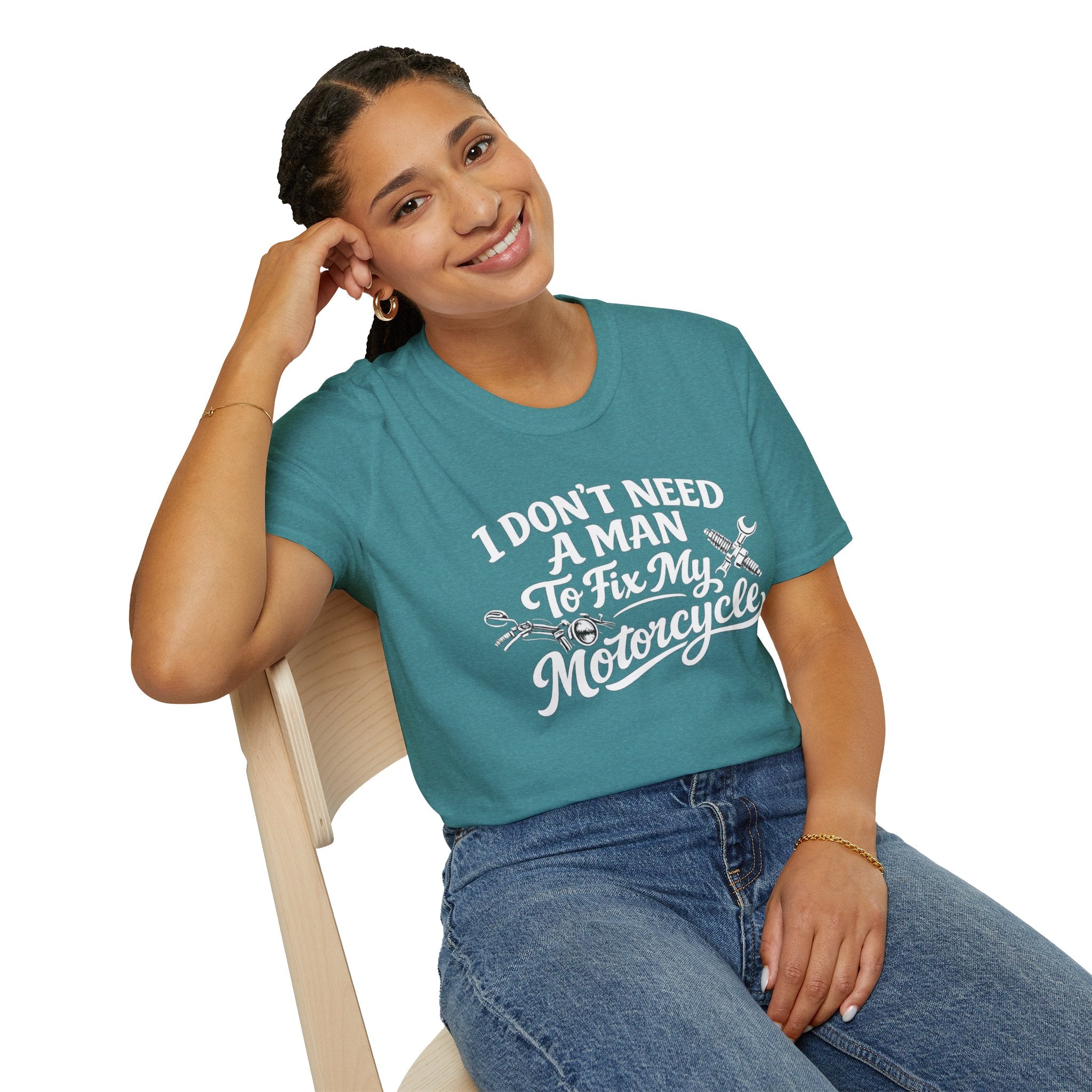 I Don't Need A Man To Fix My Motorcycle T-Shirt