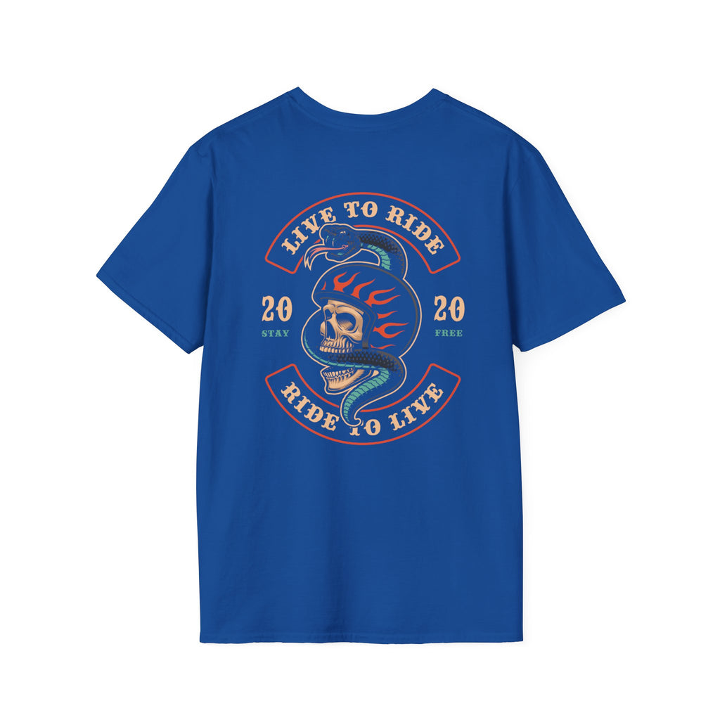 Live To Ride and Ride To Live Patch T-Shirt