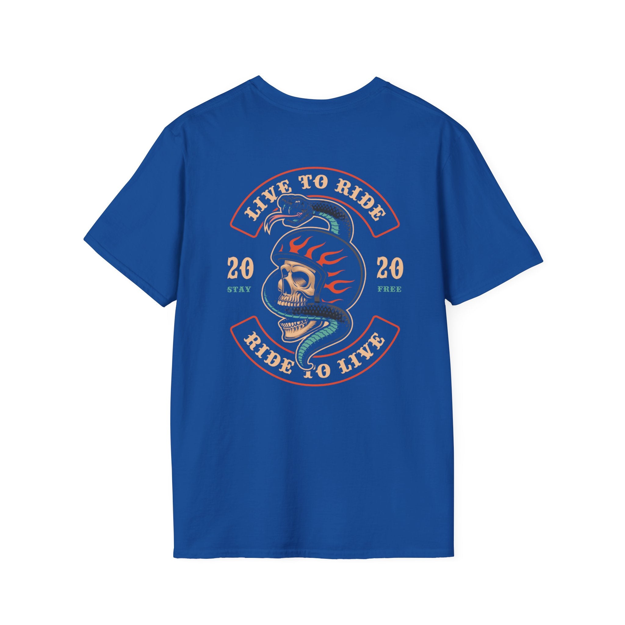 Live To Ride and Ride To Live Patch T-Shirt