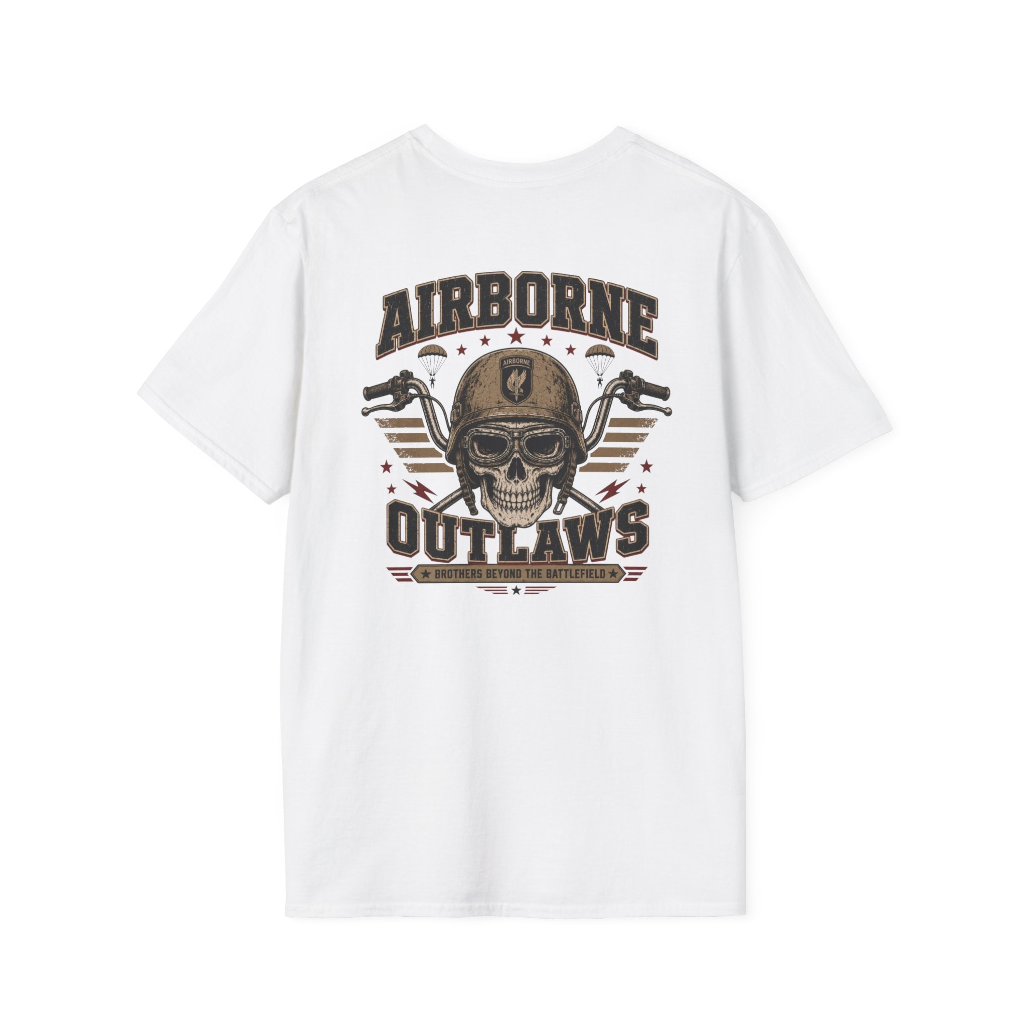 Airborne Outlaws Skull T-Shirt