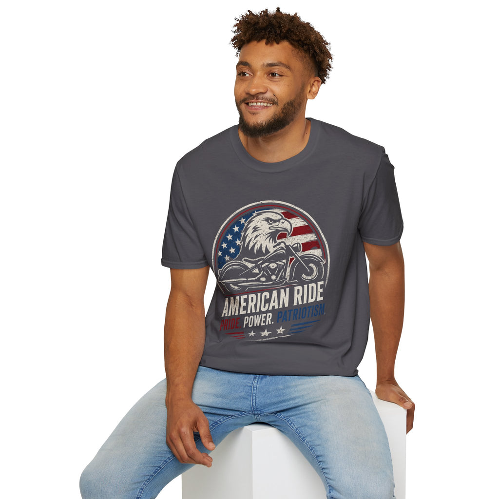 American Ride Pride. Power. Patriotism T-Shirt
