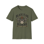 Black Flag Riders Skull T-Shirt