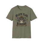 Black Flag Riders Skull T-Shirt