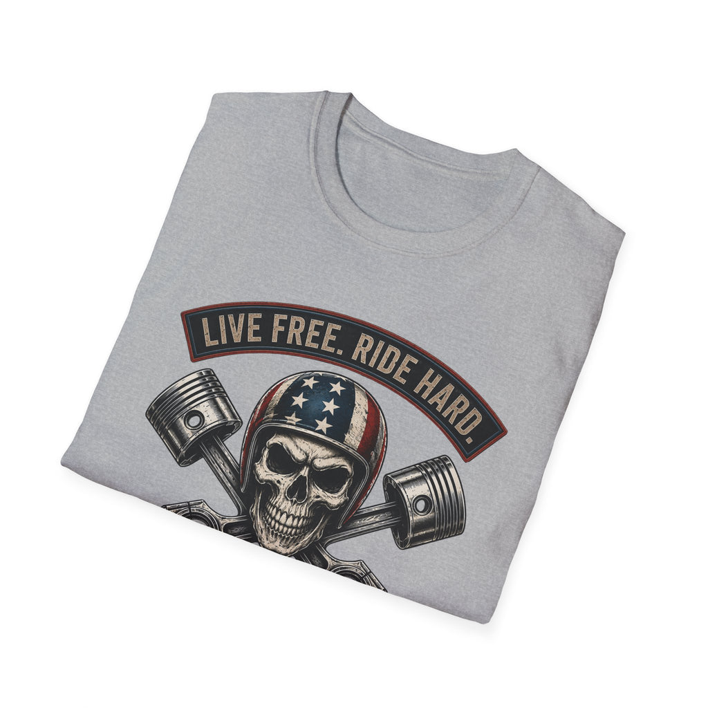 LIVE FREE RIDE HARD - 250TH ANNIVERSARY T-SHIRT