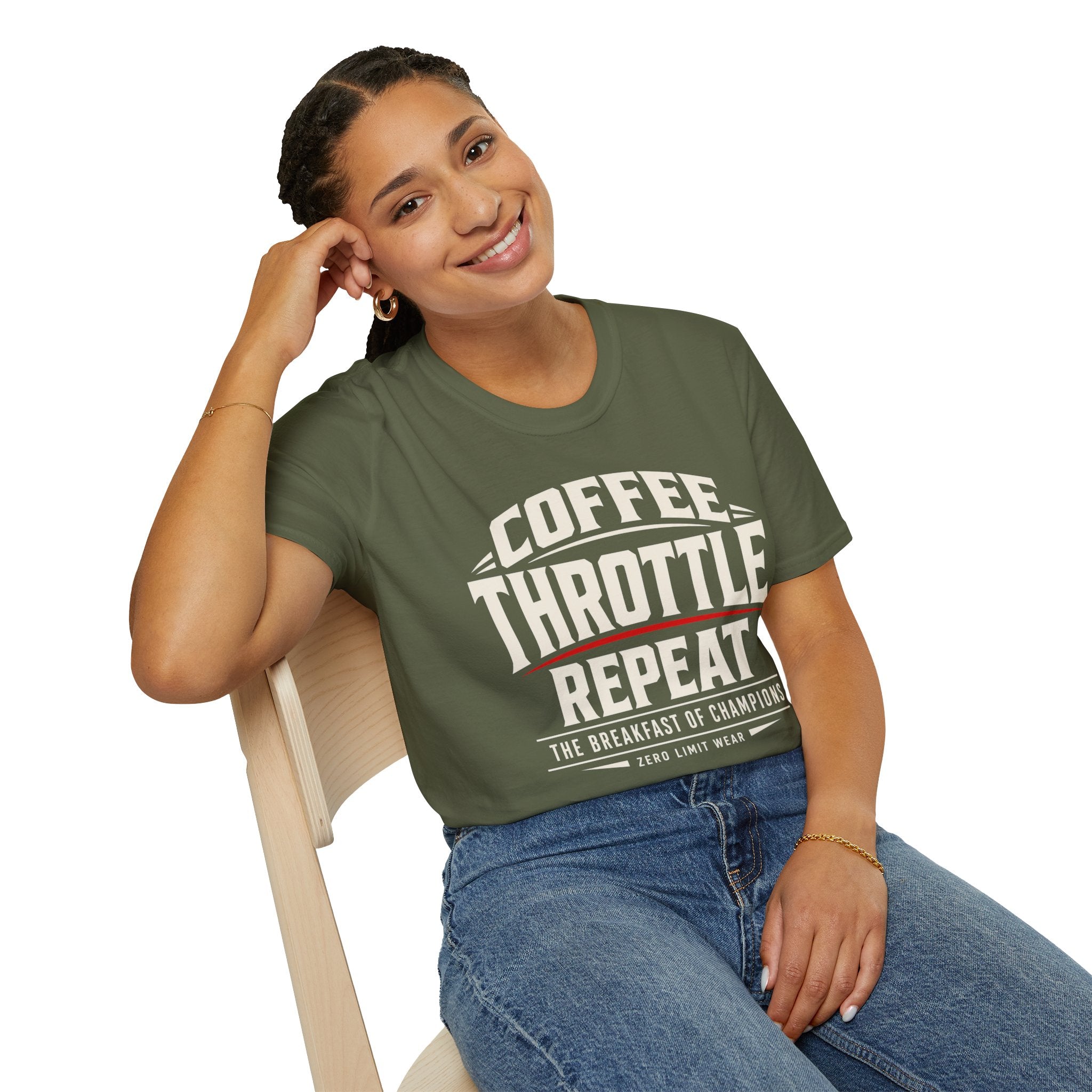 COFFEE THROTTLE REPEAT T-Shirt