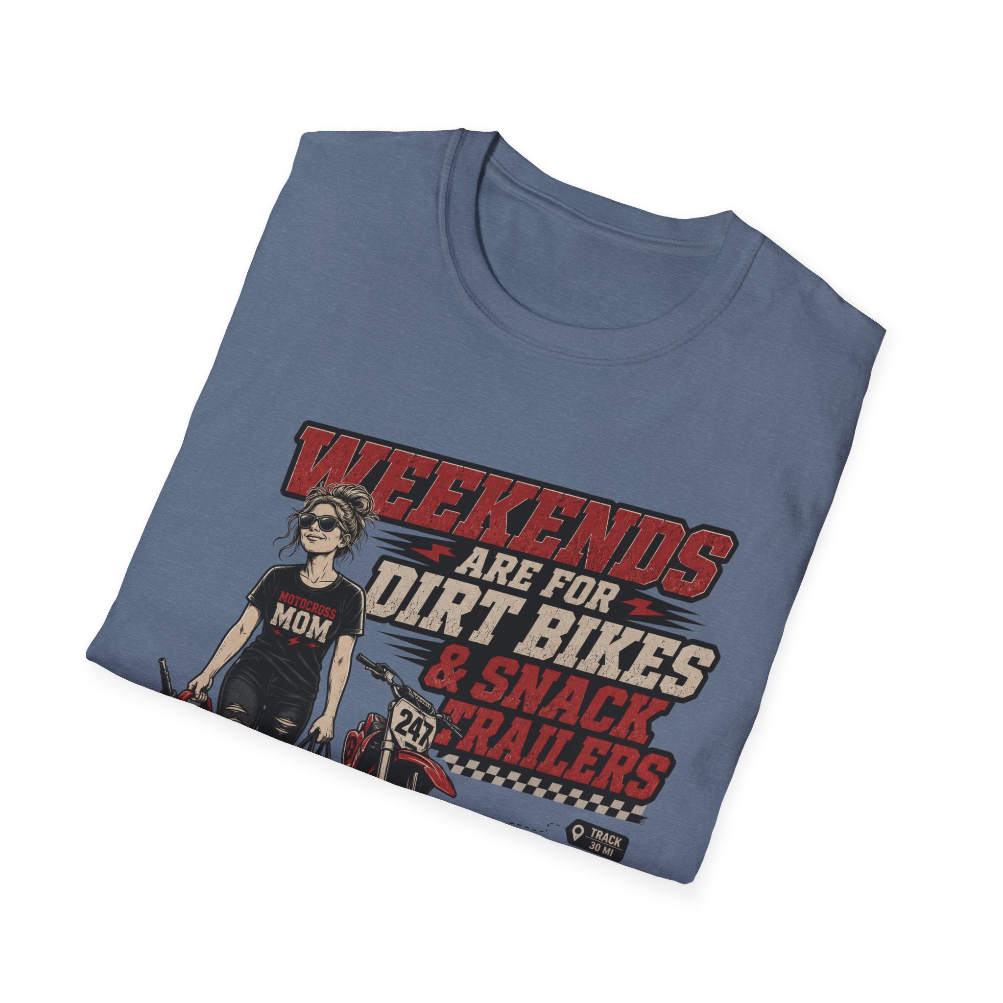 Weekends Are For Dirt Bikes & Snack Trailers T-Shirt