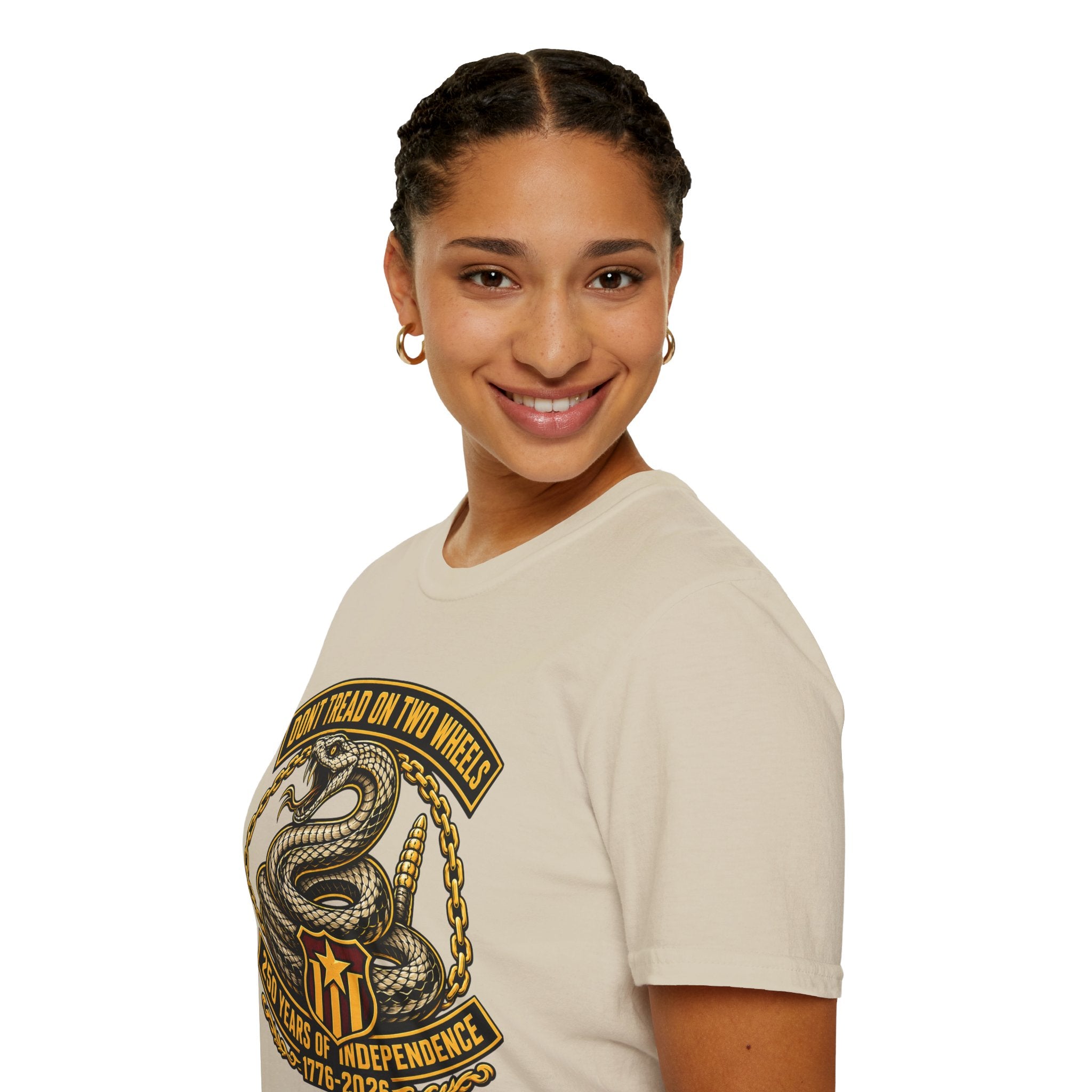 DON'T TREAD ON TWO WHEELS T-SHIRT