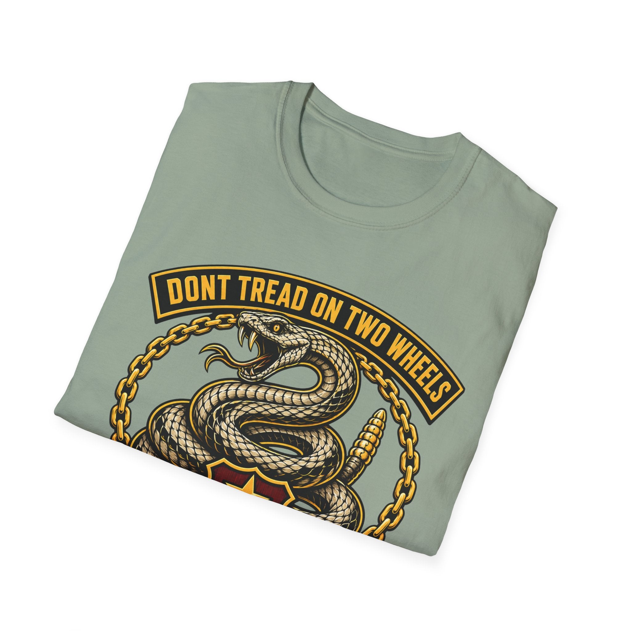 DON'T TREAD ON TWO WHEELS T-SHIRT