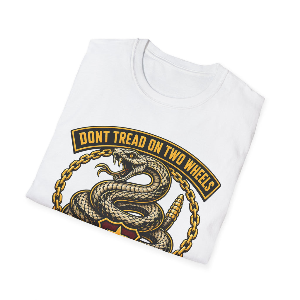 DON'T TREAD ON TWO WHEELS T-SHIRT