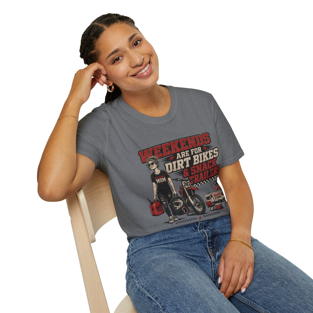 Weekends Are For Dirt Bikes & Snack Trailers T-Shirt