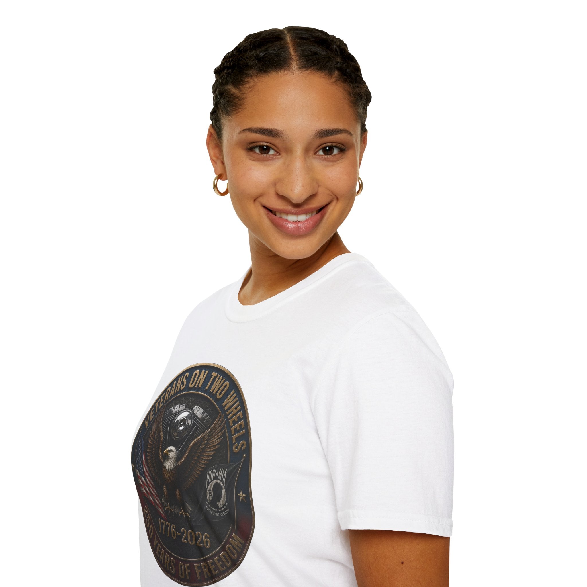 VETERANS ON TWO WHEELS T-SHIRT