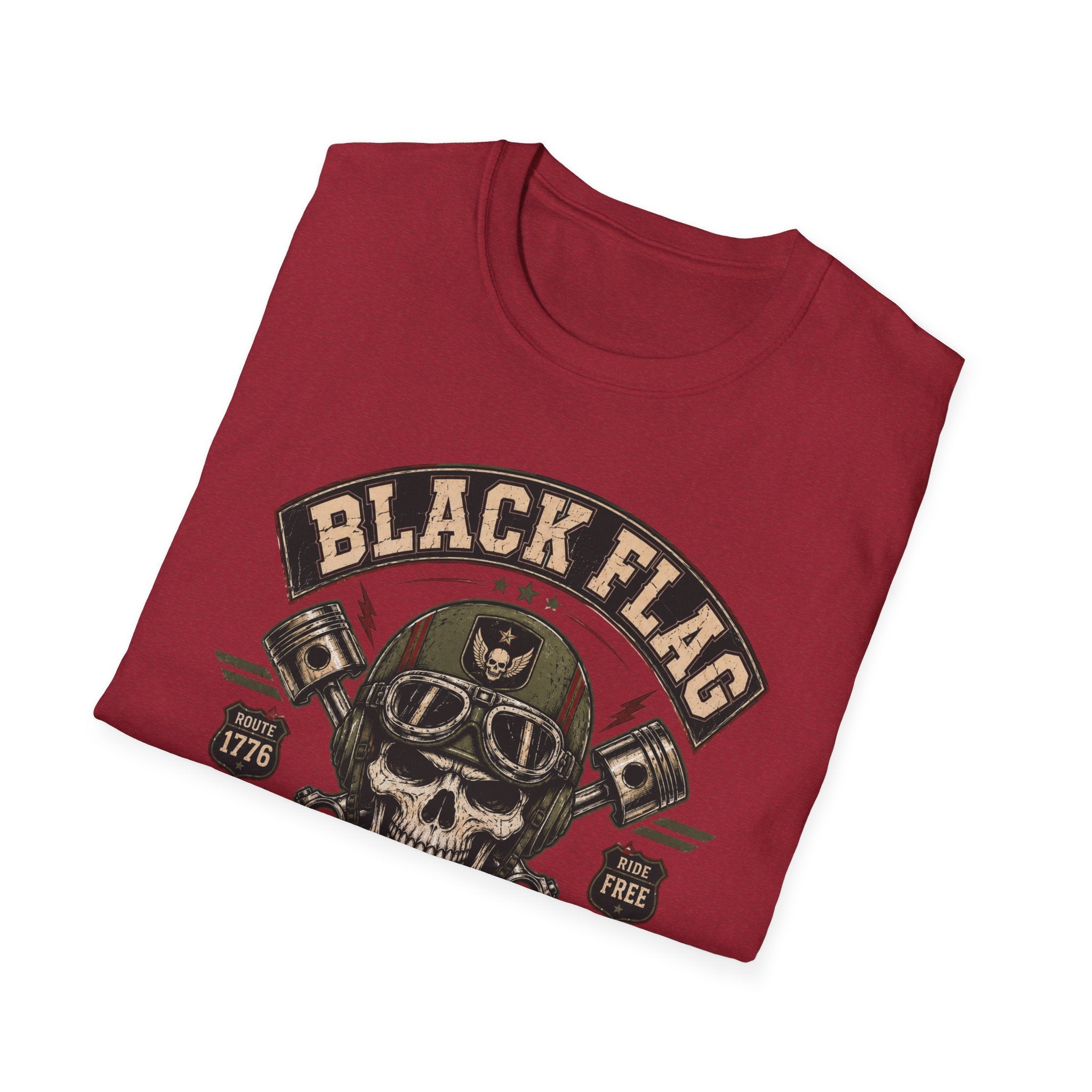 Black Flag Division Skull T-Shirt