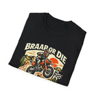 Desert Rally 'Braap or Die' Motorcycle T‑Shirt