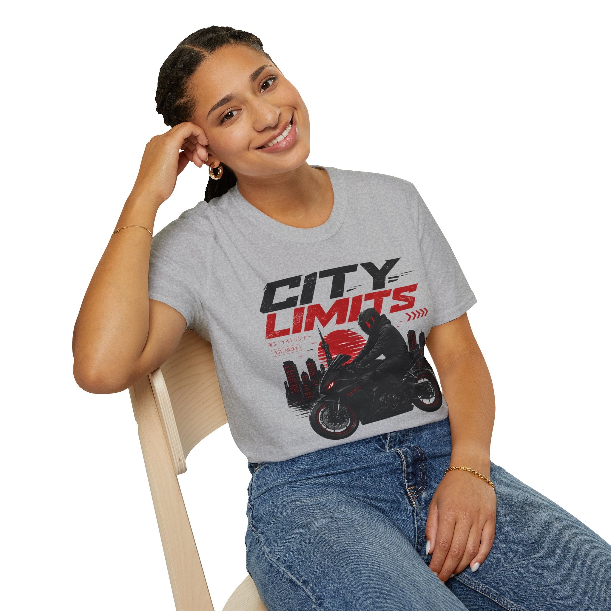 City Limits Motorcycle T‑Shirt