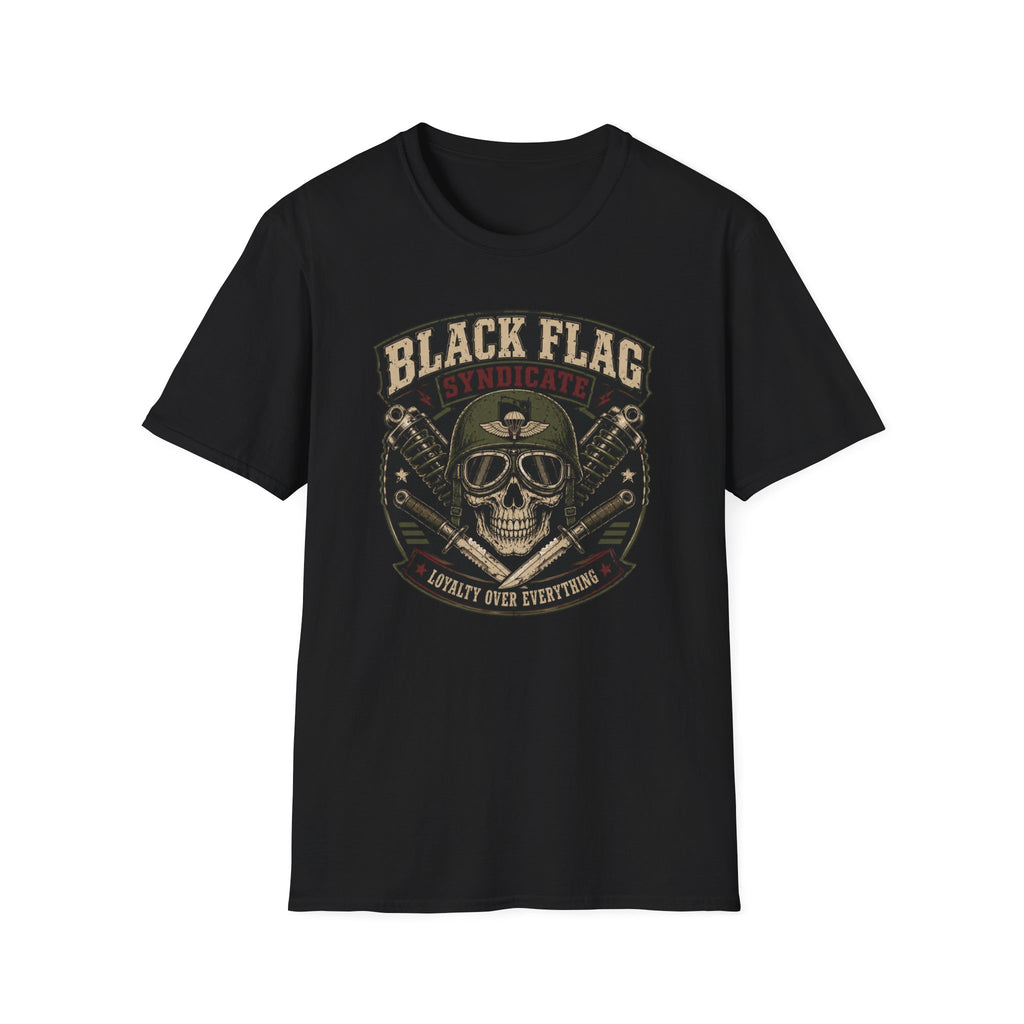 Black Flag Skull Patch T-Shirt