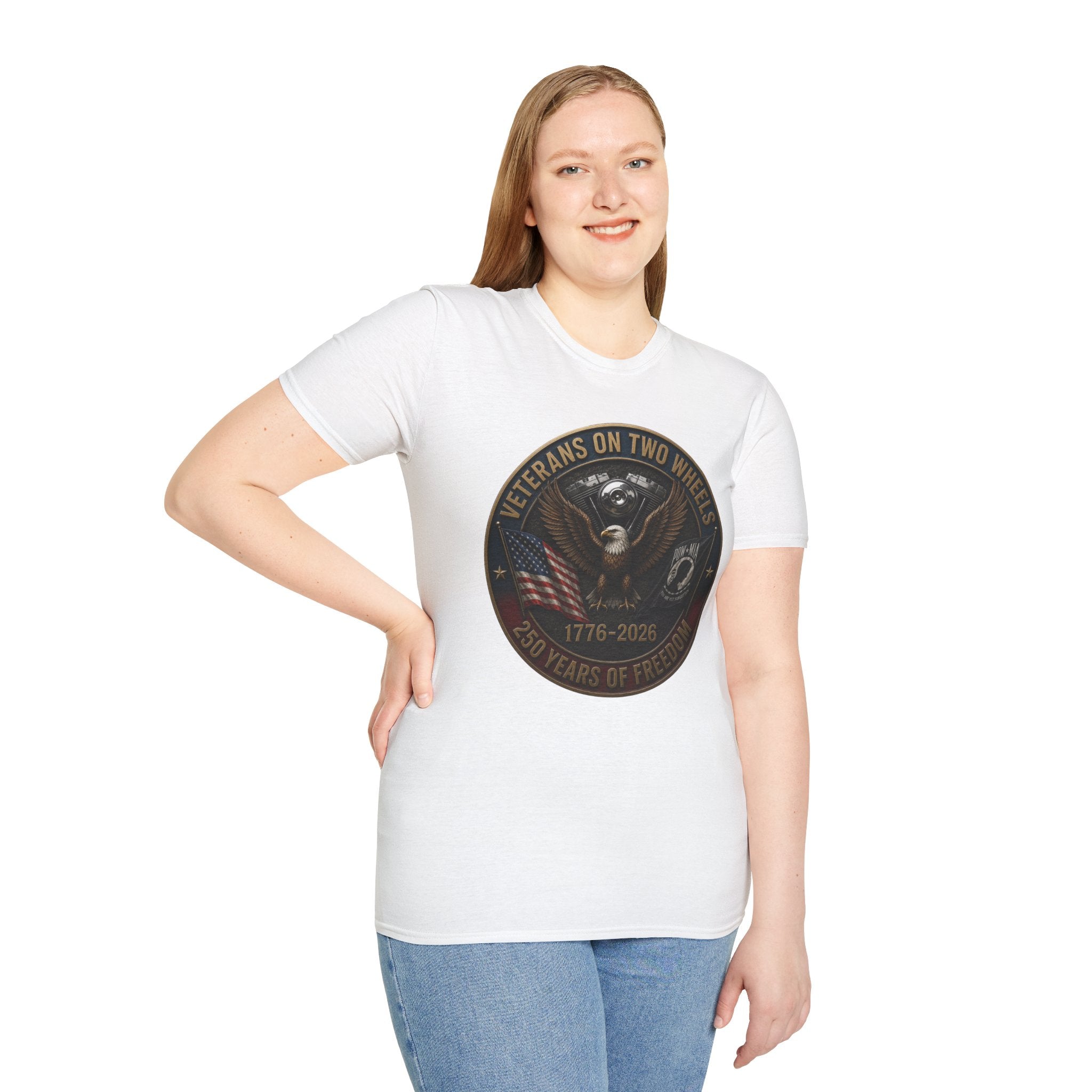 VETERANS ON TWO WHEELS T-SHIRT