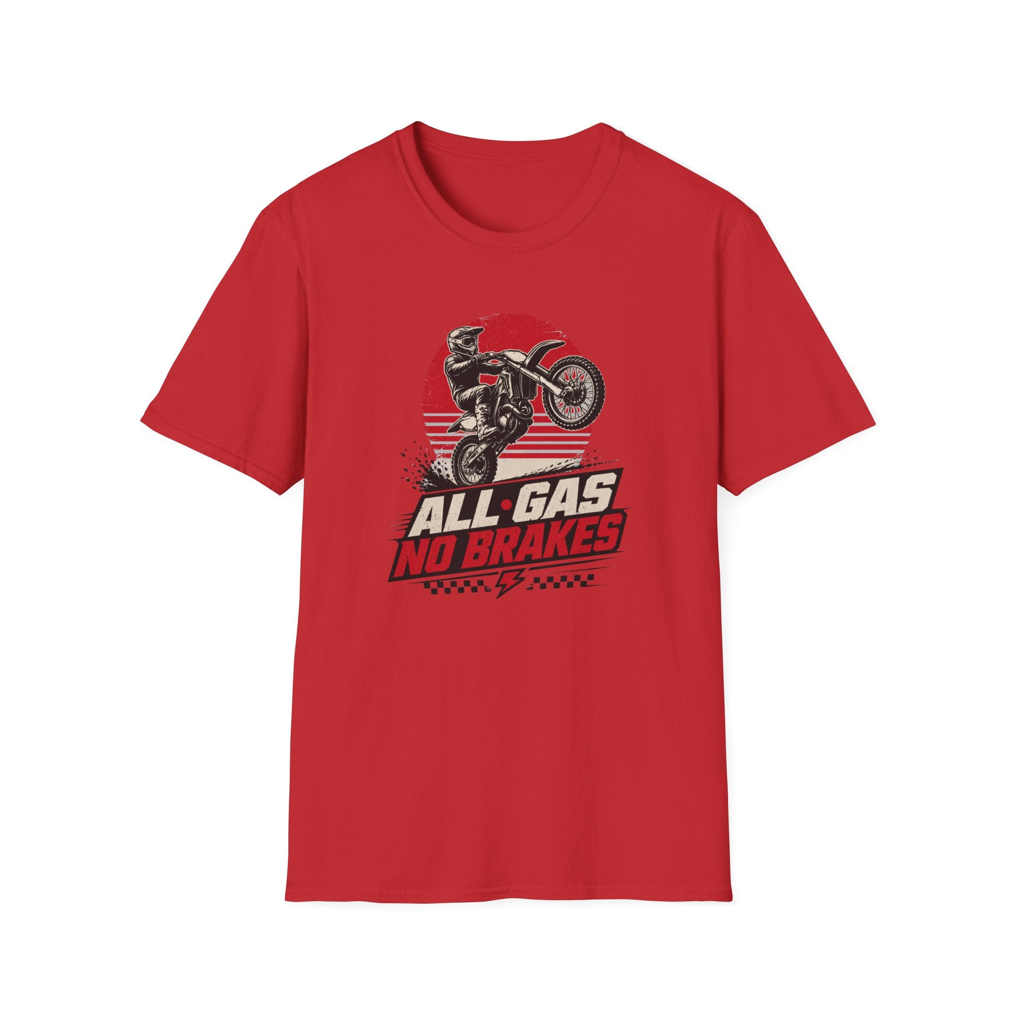 All Gas No Brakes Motorcycle T-Shirt