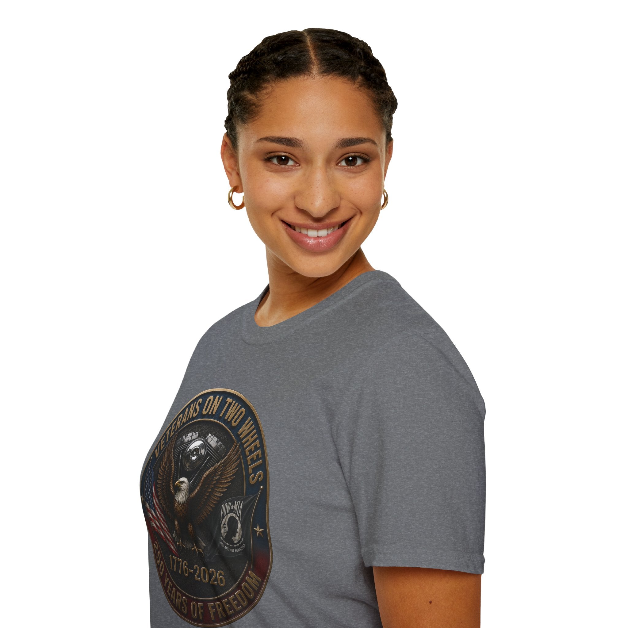 VETERANS ON TWO WHEELS T-SHIRT