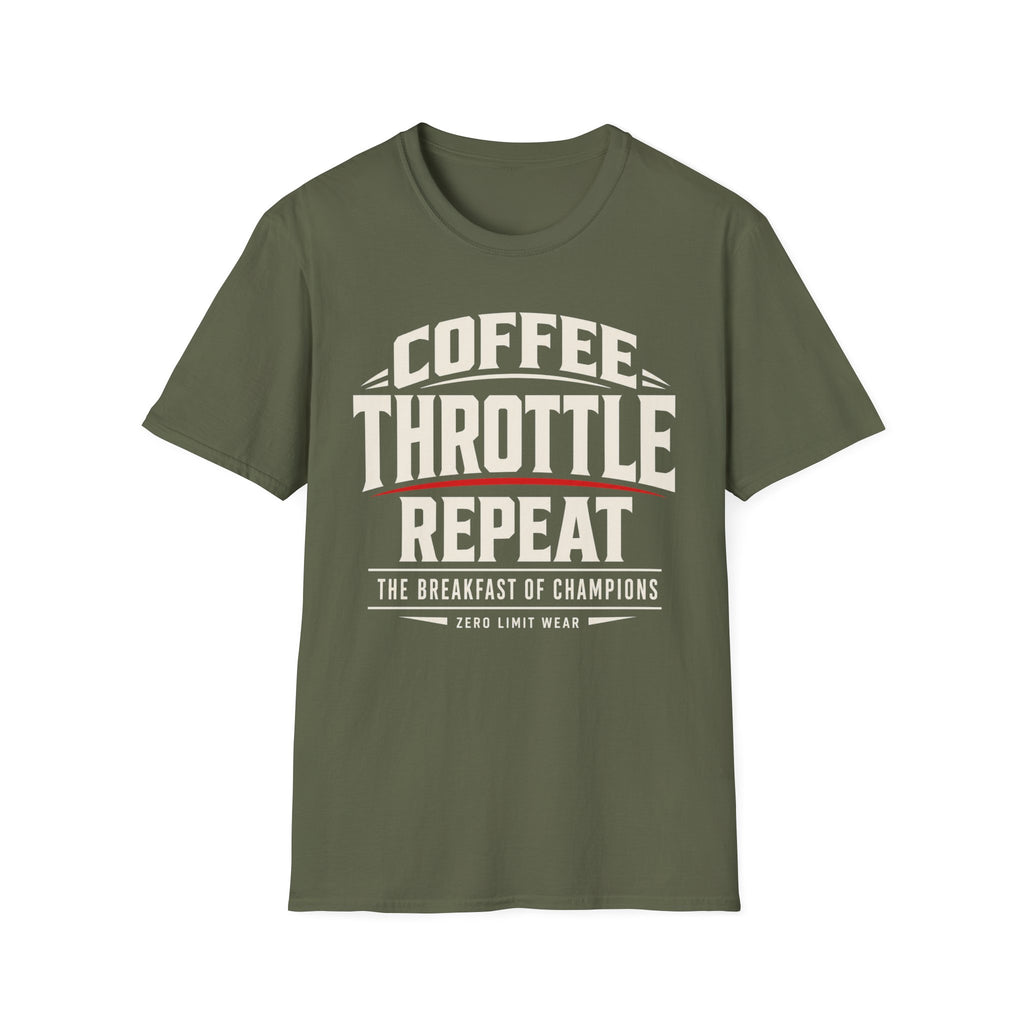 COFFEE THROTTLE REPEAT T-Shirt