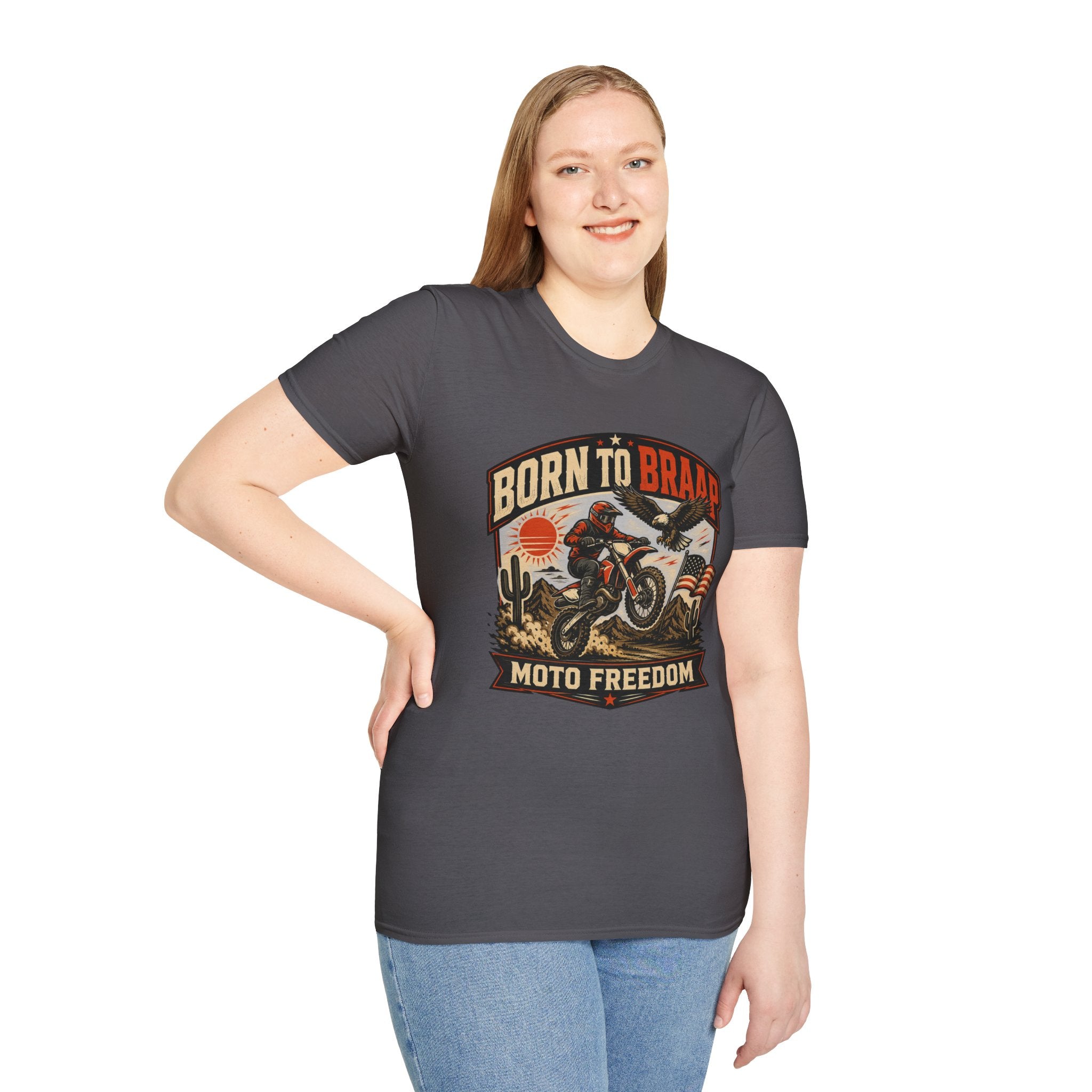 Born to Braap Moto Freedom T-Shirt