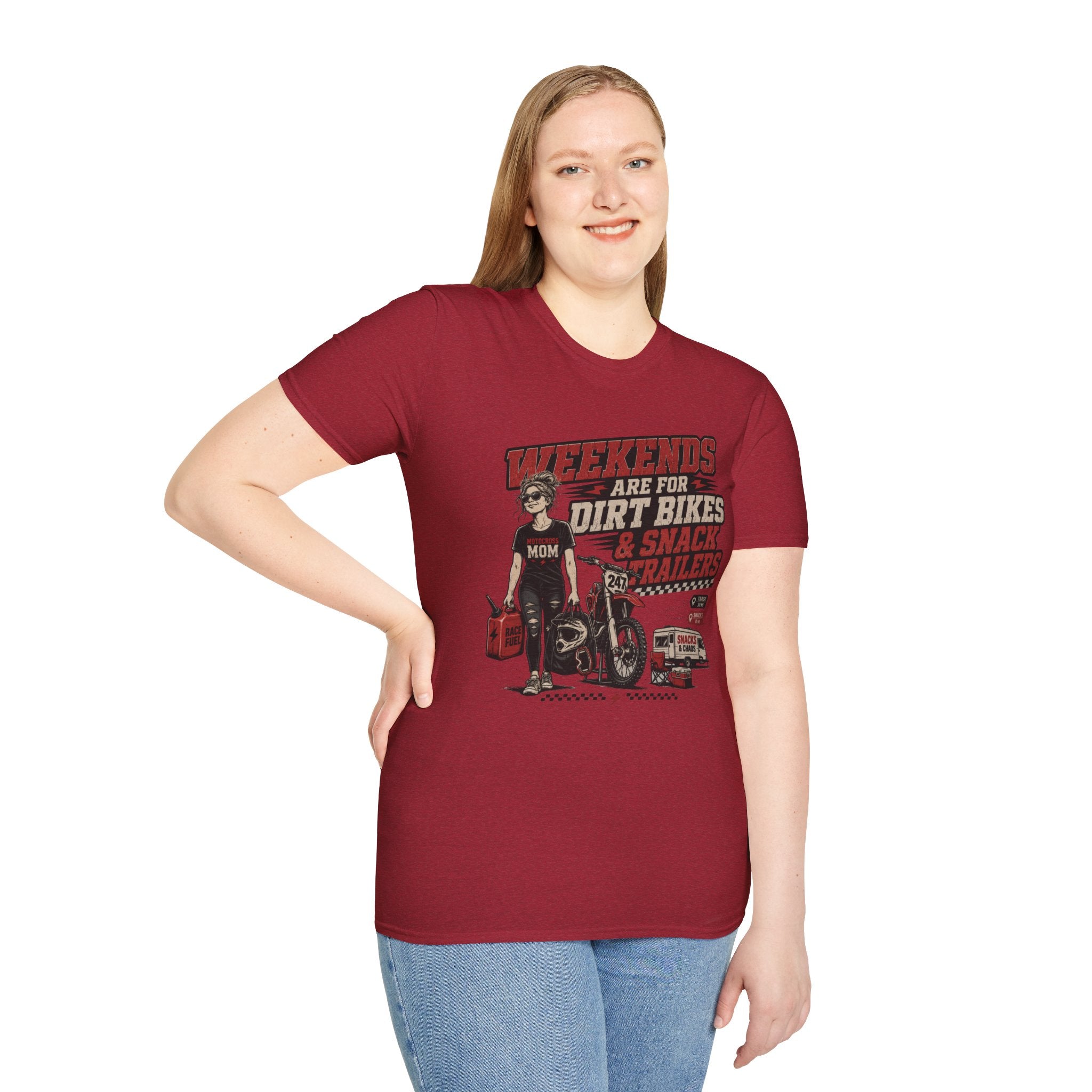 Weekends Are For Dirt Bikes & Snack Trailers T-Shirt