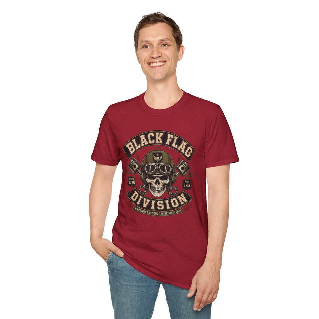 Black Flag Division Skull T-Shirt