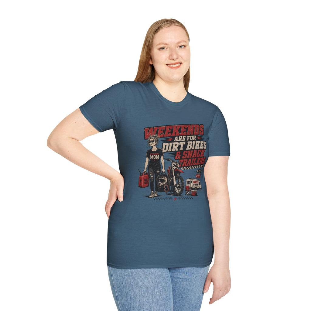 Weekends Are For Dirt Bikes & Snack Trailers T-Shirt