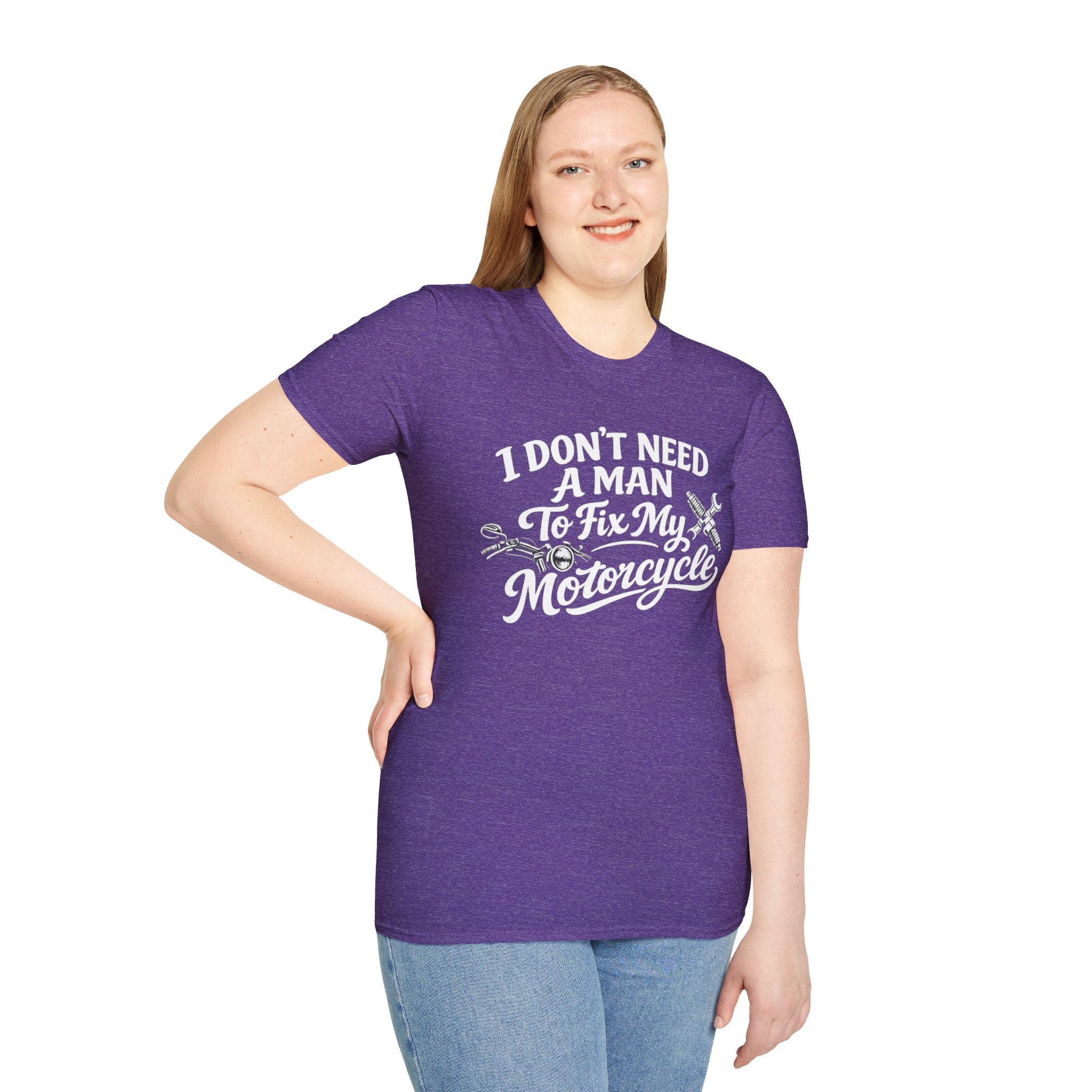 I Don't Need A Man To Fix My Motorcycle T-Shirt
