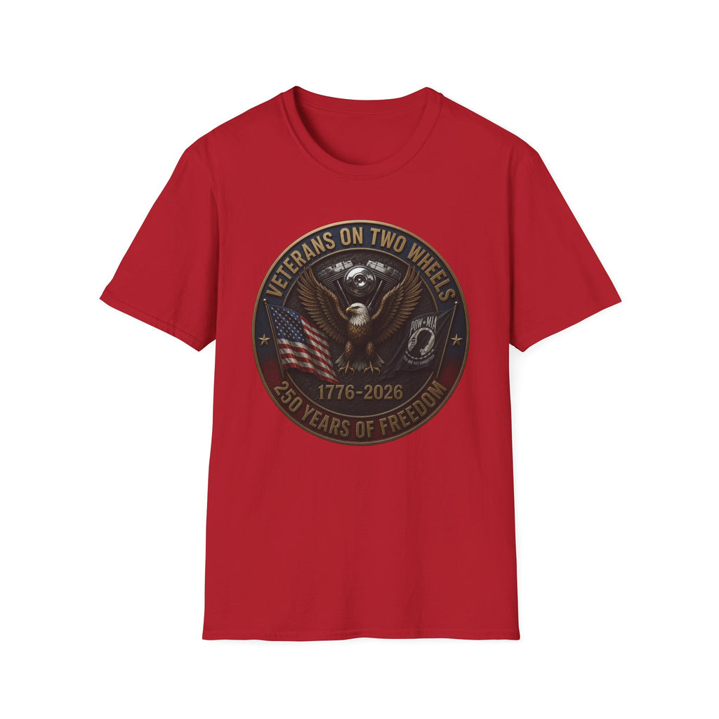 VETERANS ON TWO WHEELS T-SHIRT