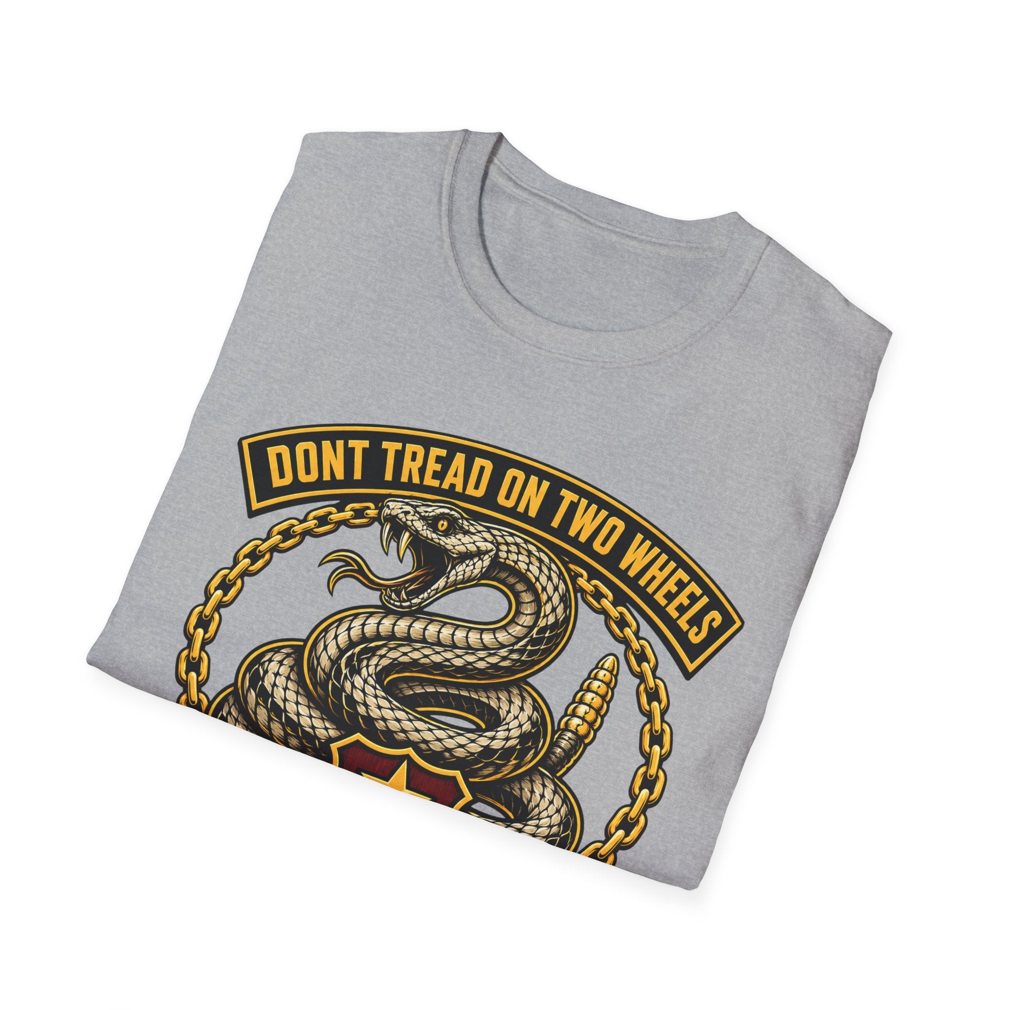 DON'T TREAD ON TWO WHEELS T-SHIRT