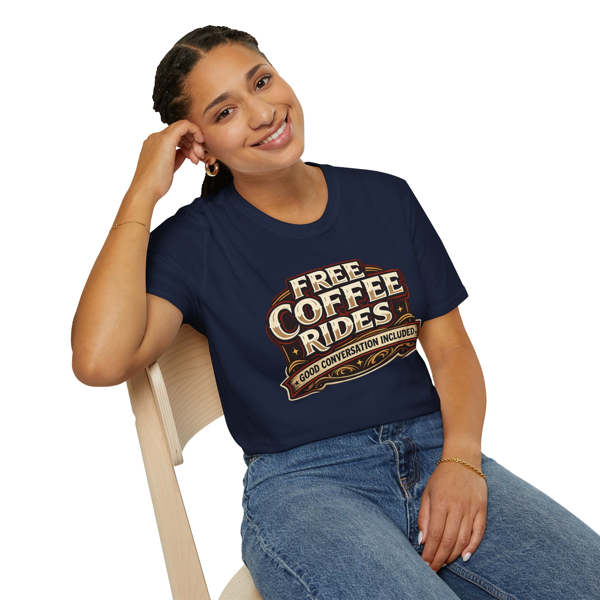 FREE COFFEE RIDES T-Shirt