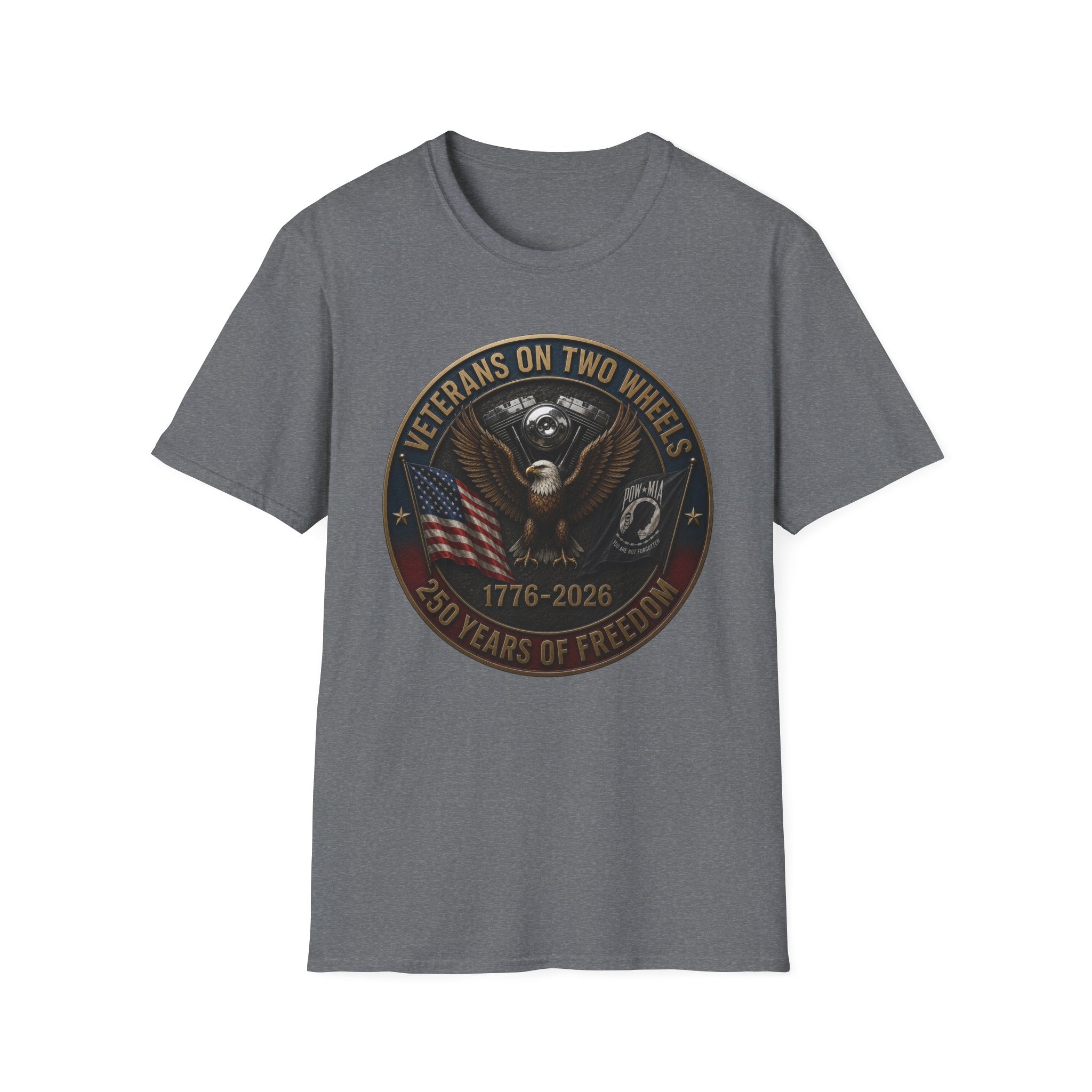 VETERANS ON TWO WHEELS T-SHIRT