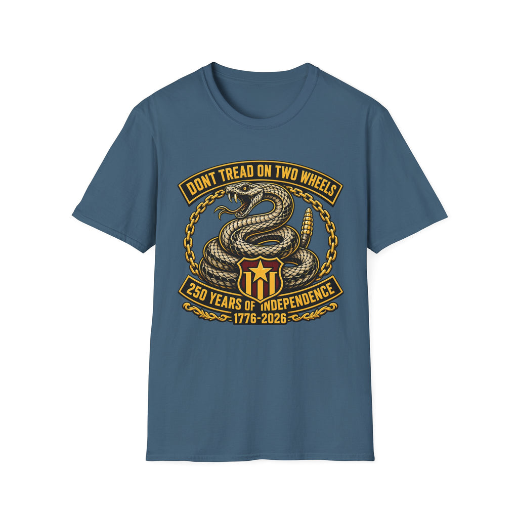DON'T TREAD ON TWO WHEELS T-SHIRT
