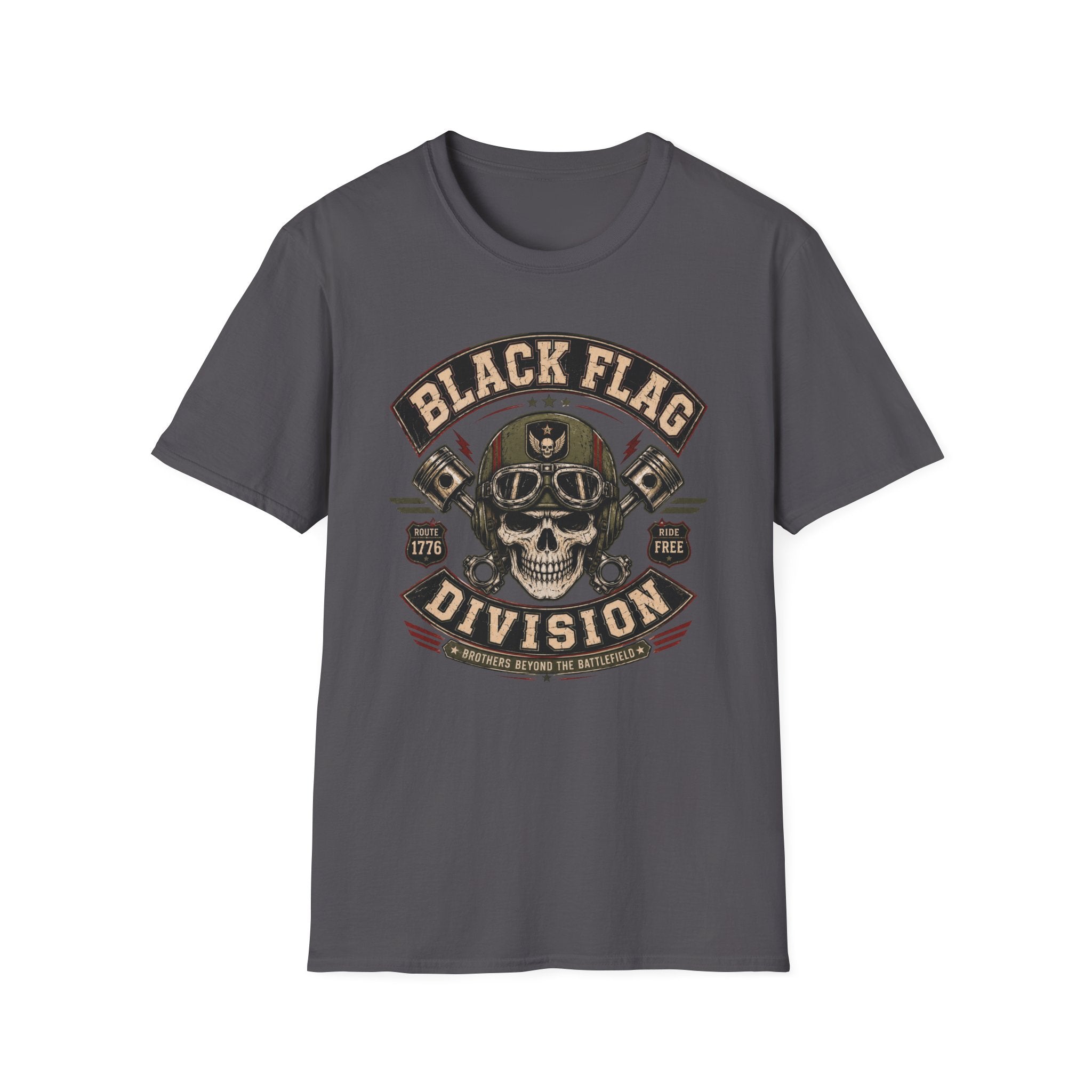 Black Flag Division Skull T-Shirt