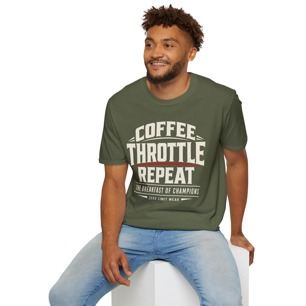 COFFEE THROTTLE REPEAT T-Shirt