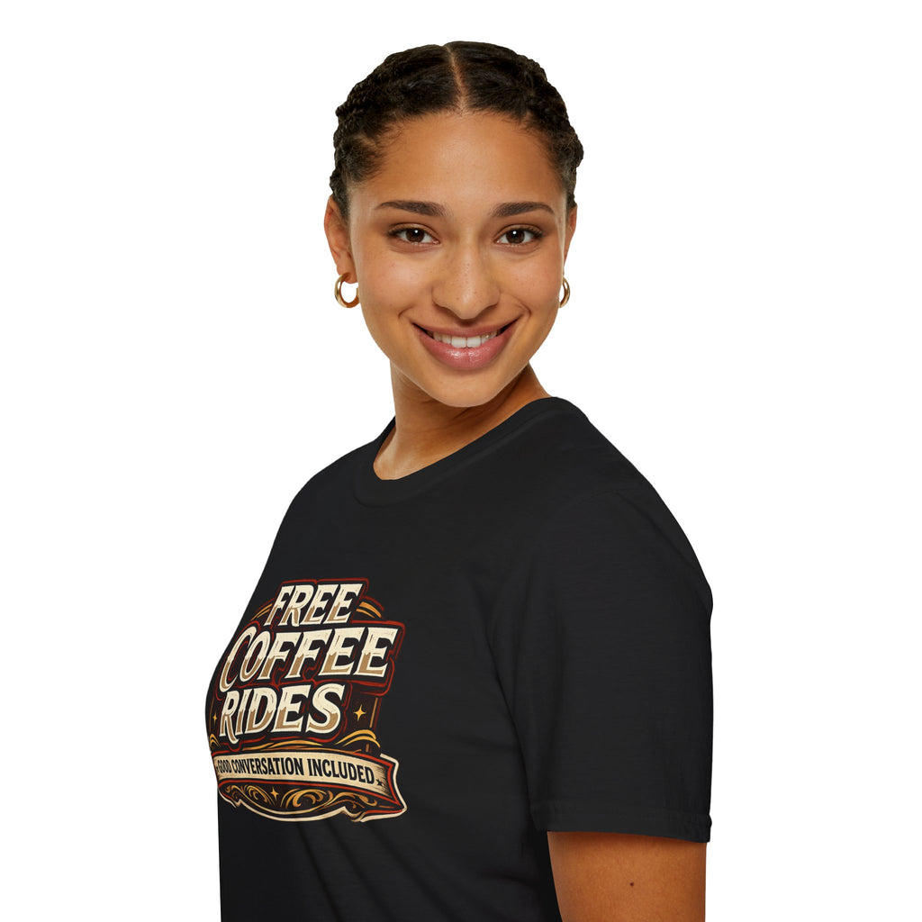 FREE COFFEE RIDES T-Shirt