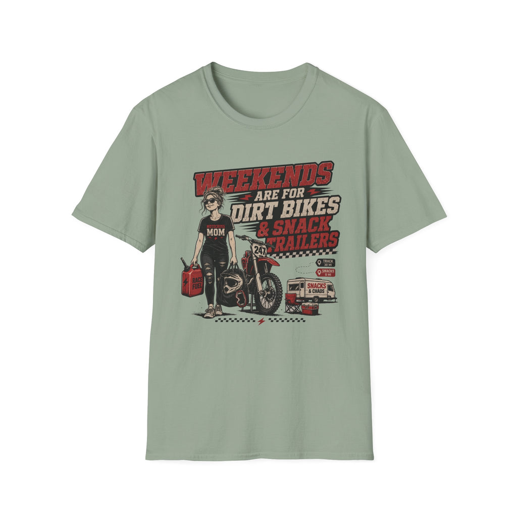 Weekends Are For Dirt Bikes & Snack Trailers T-Shirt