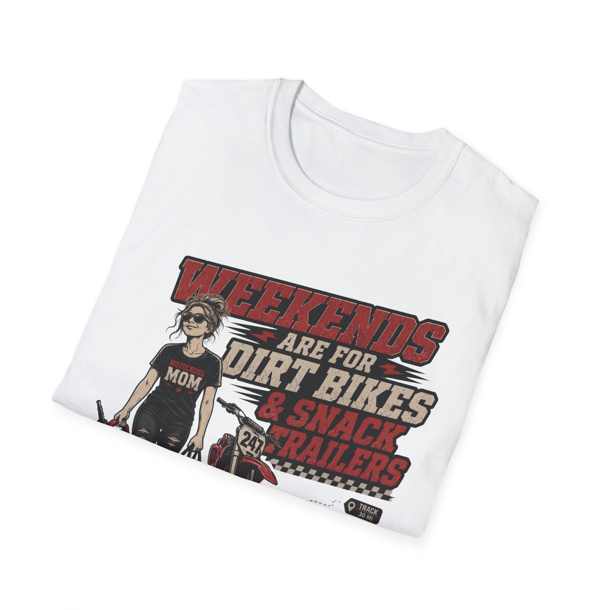 Weekends Are For Dirt Bikes & Snack Trailers T-Shirt