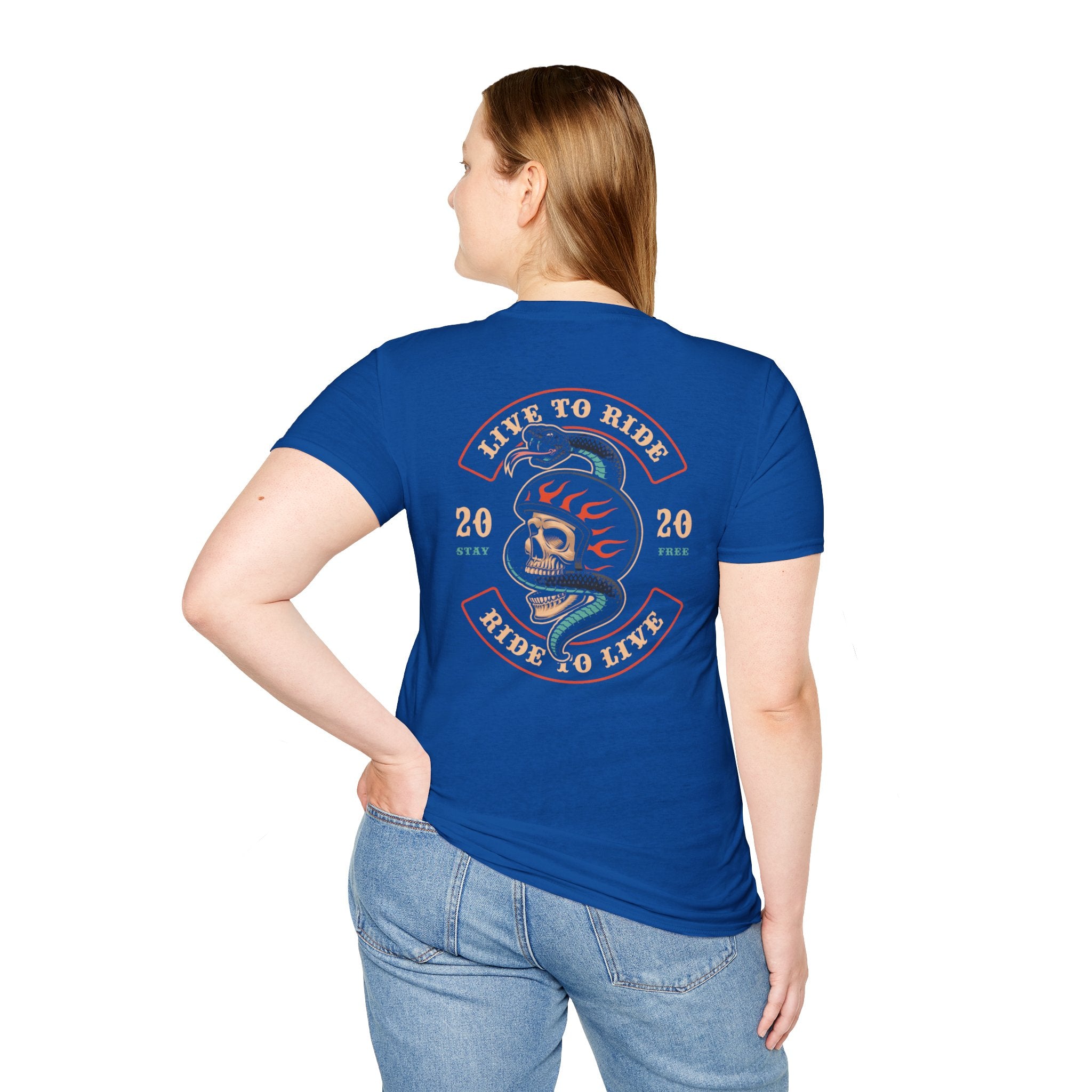 Live To Ride and Ride To Live Patch T-Shirt