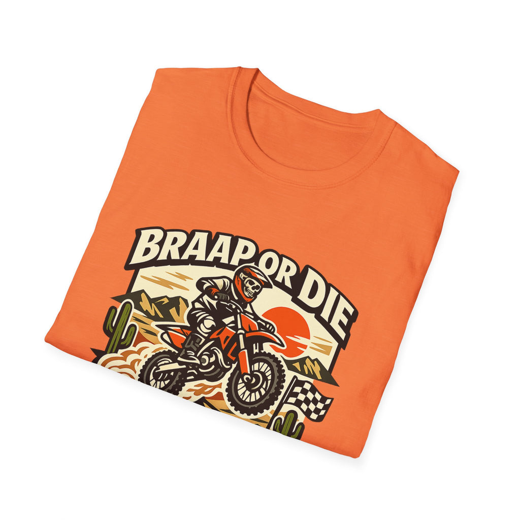 Desert Rally 'Braap or Die' Motorcycle T‑Shirt