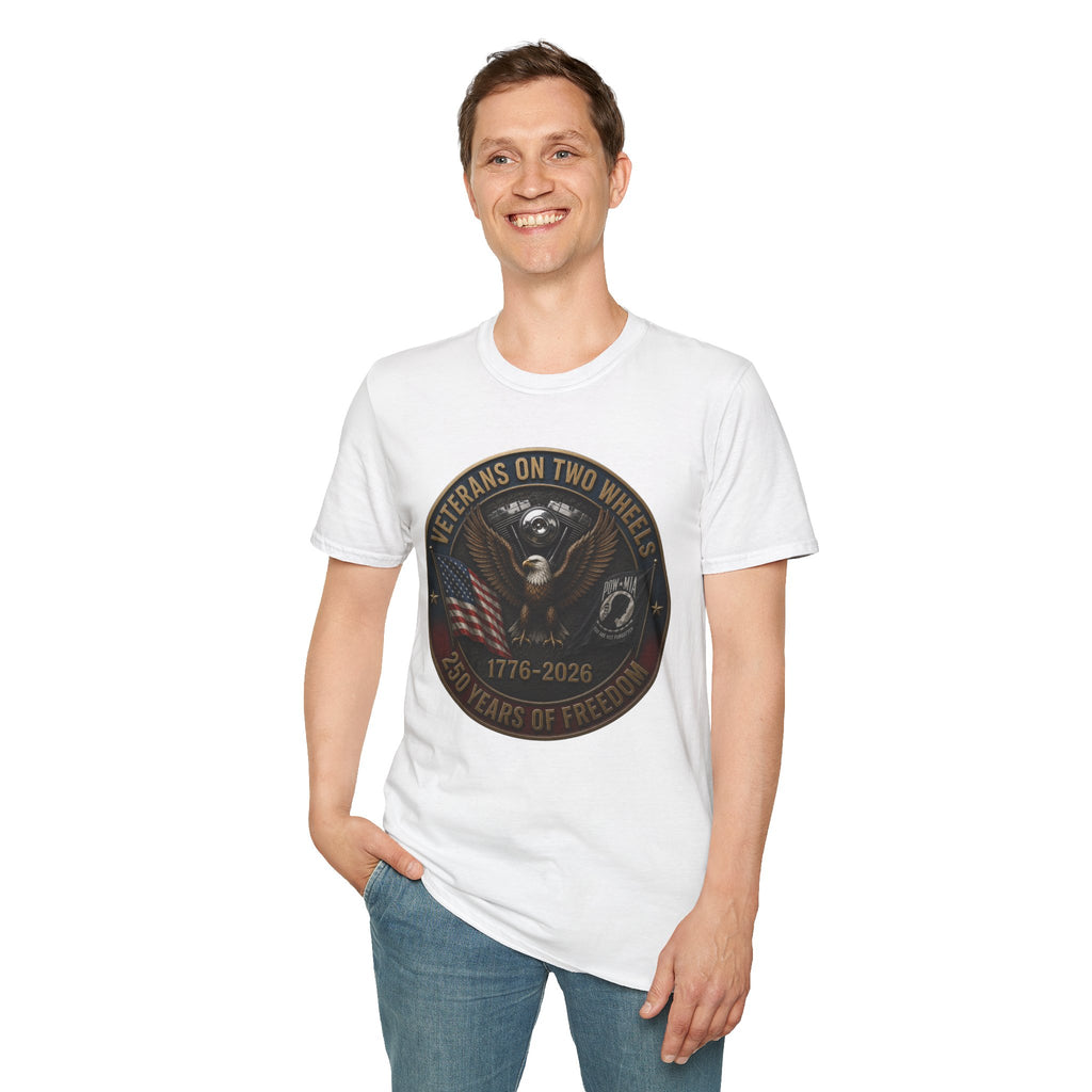 VETERANS ON TWO WHEELS T-SHIRT