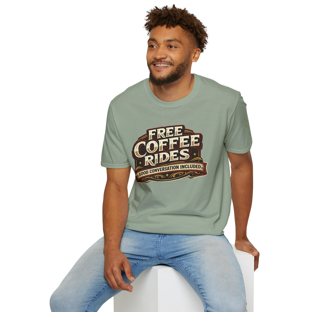 FREE COFFEE RIDES T-Shirt