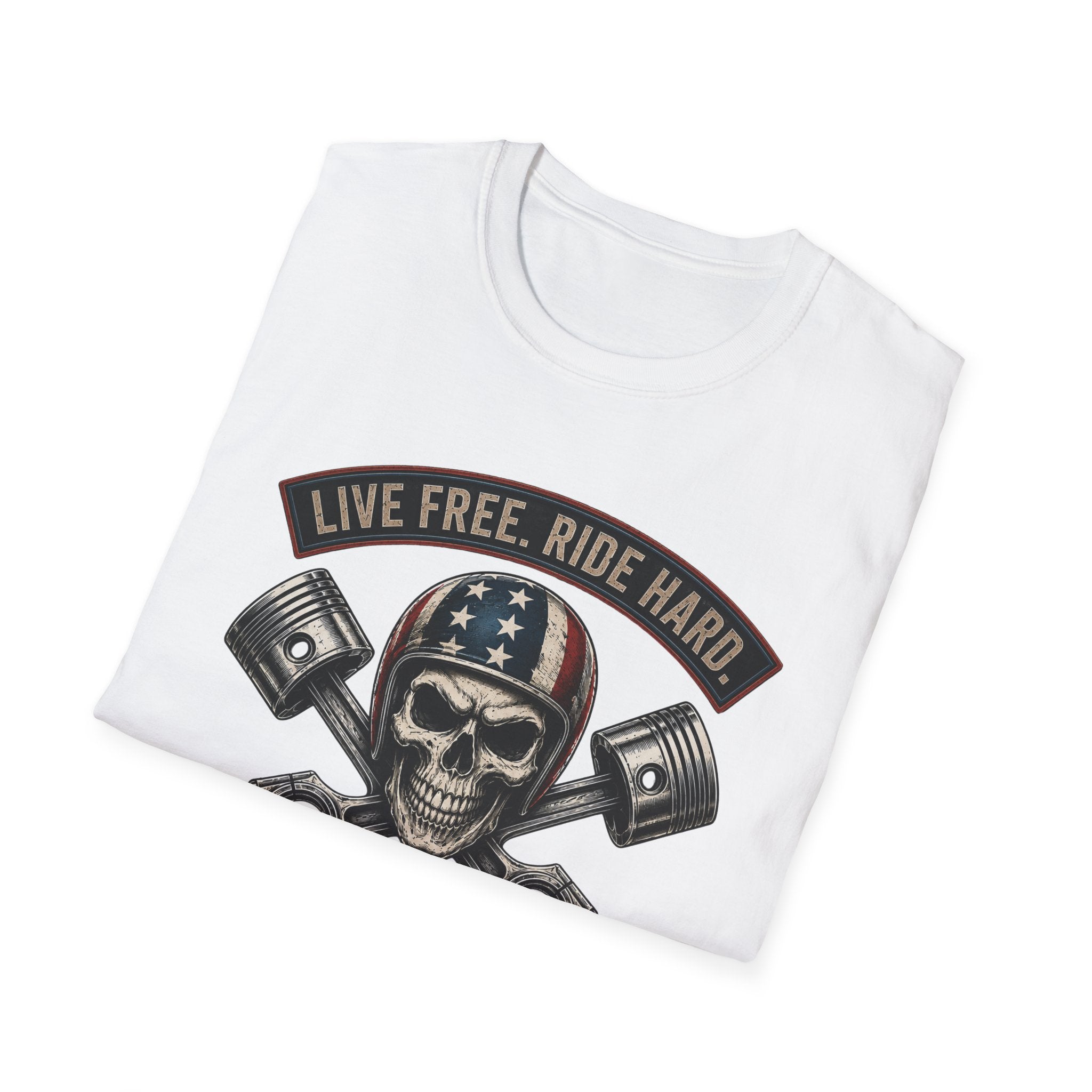 LIVE FREE RIDE HARD - 250TH ANNIVERSARY T-SHIRT
