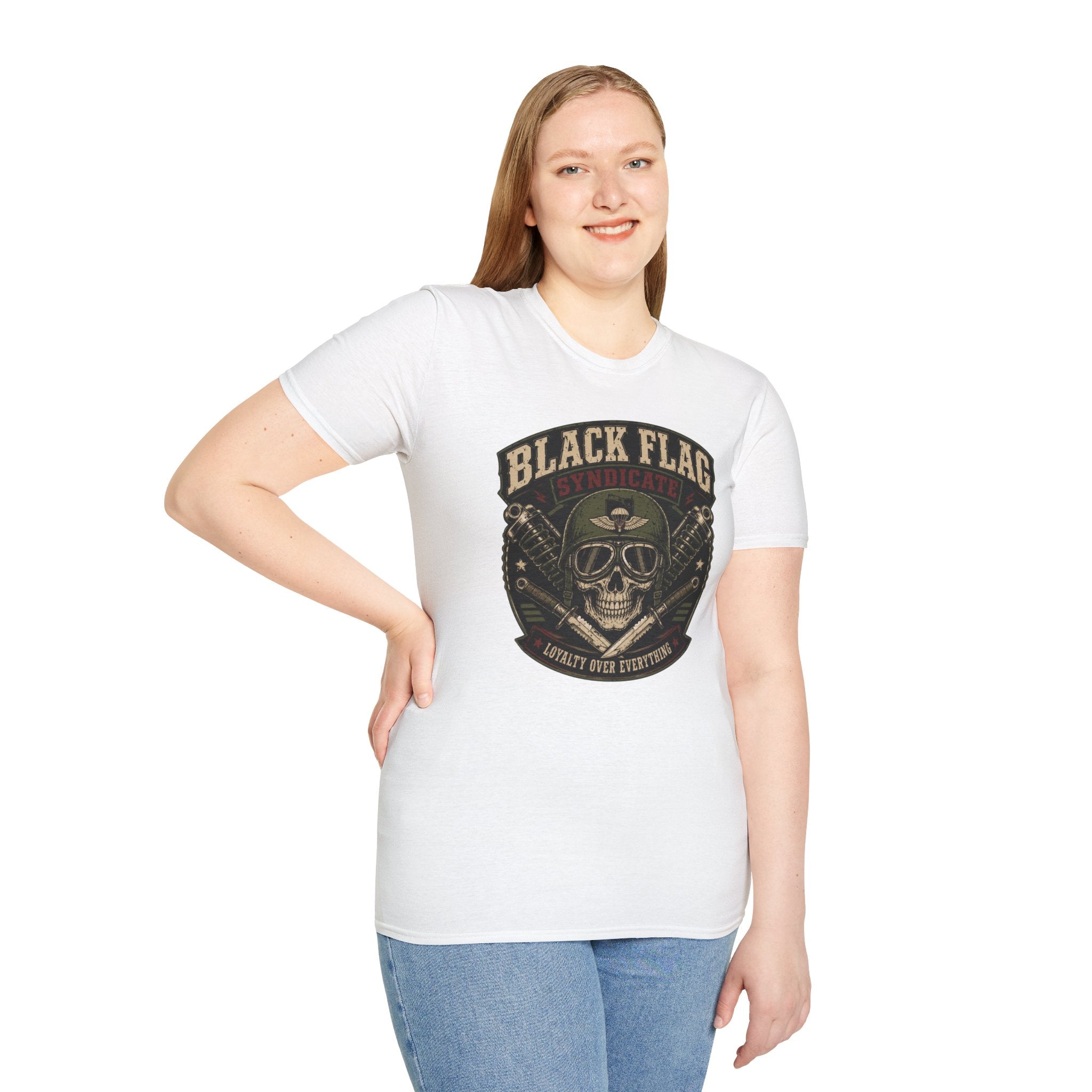 Black Flag Skull Patch T-Shirt