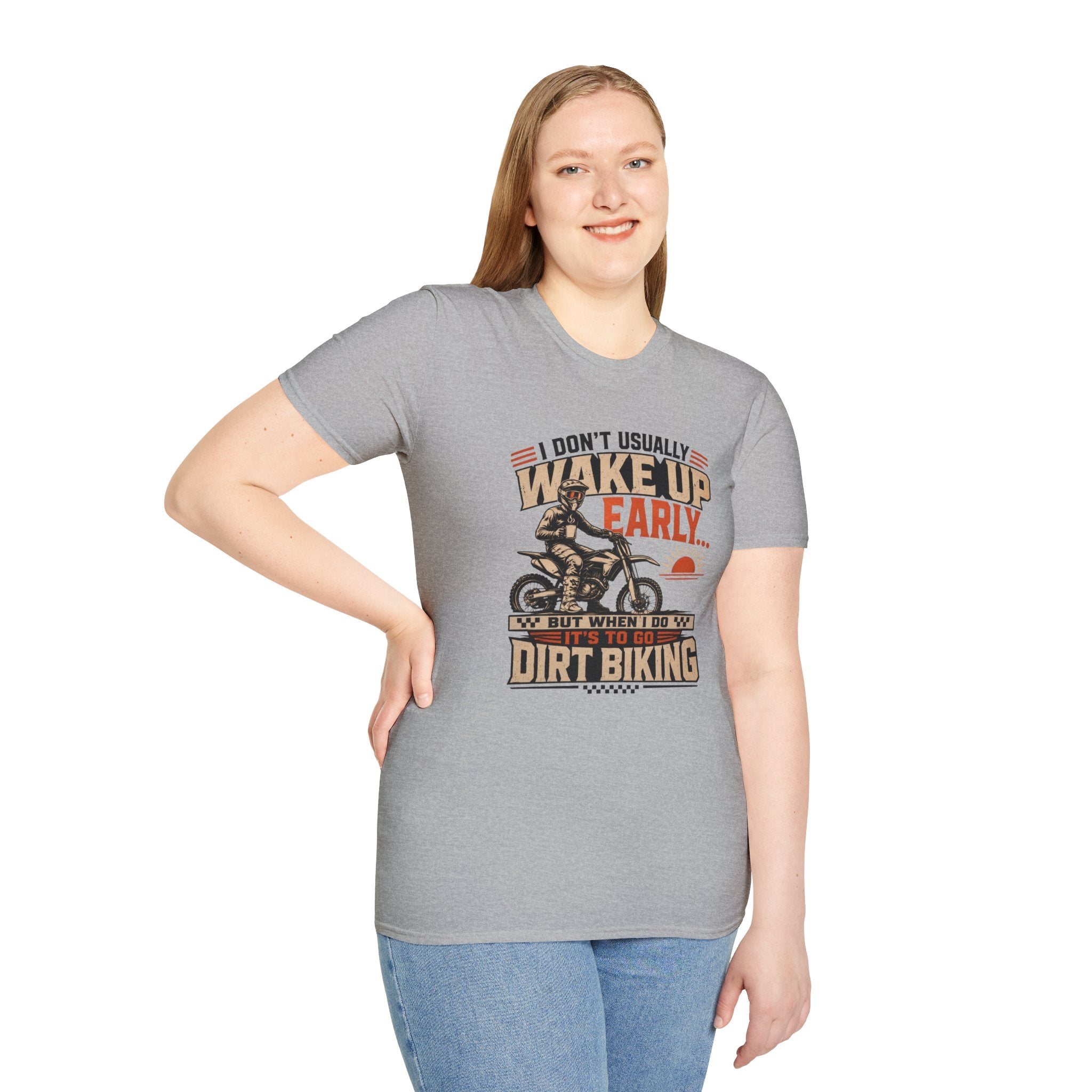 I Don't Usually Wake Up Early But I Do When It's To Go Dirt Biking T-Shirt