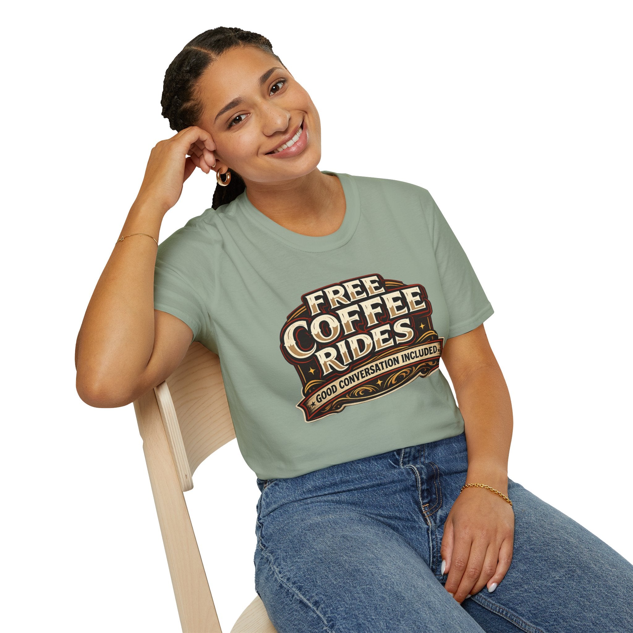FREE COFFEE RIDES T-Shirt