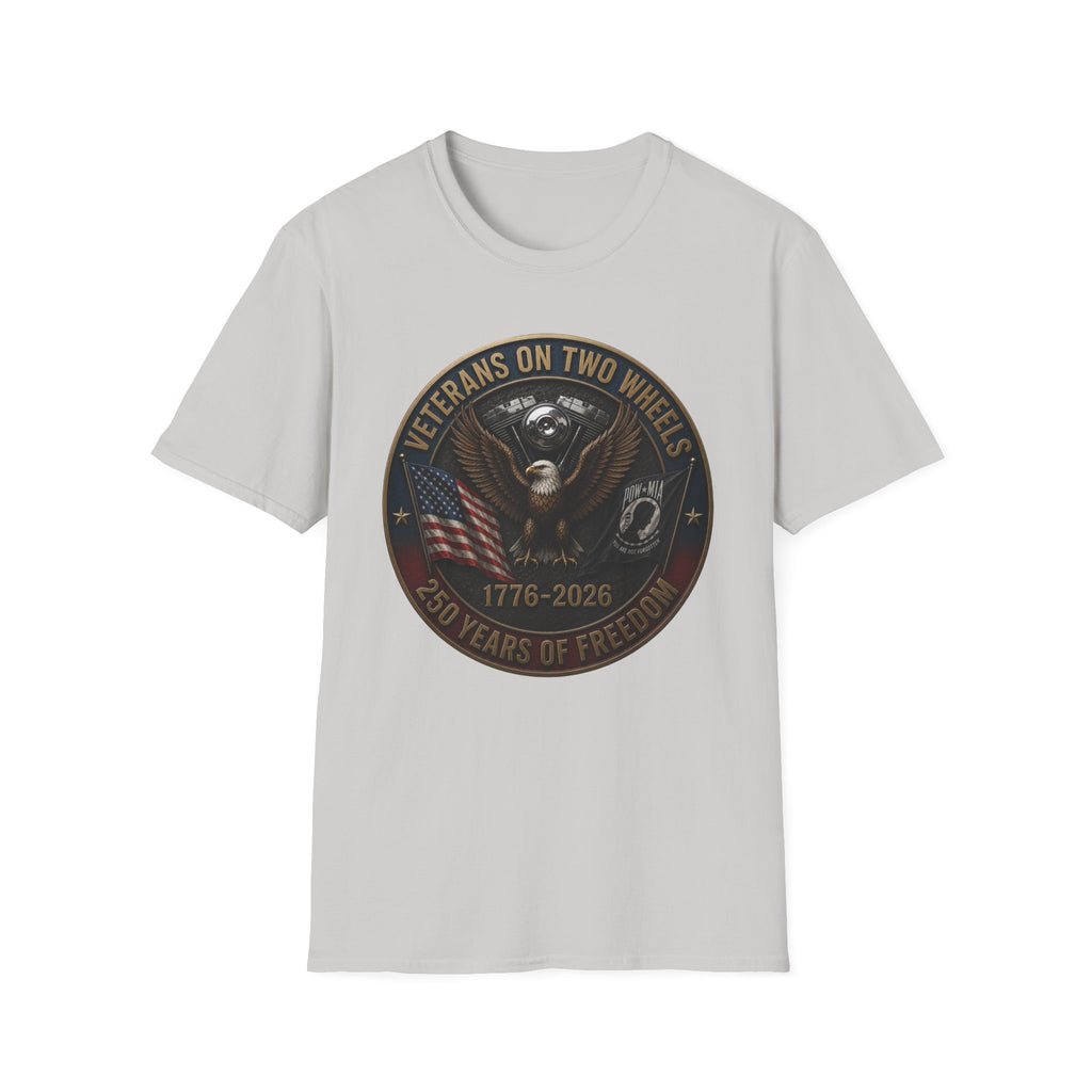 VETERANS ON TWO WHEELS T-SHIRT
