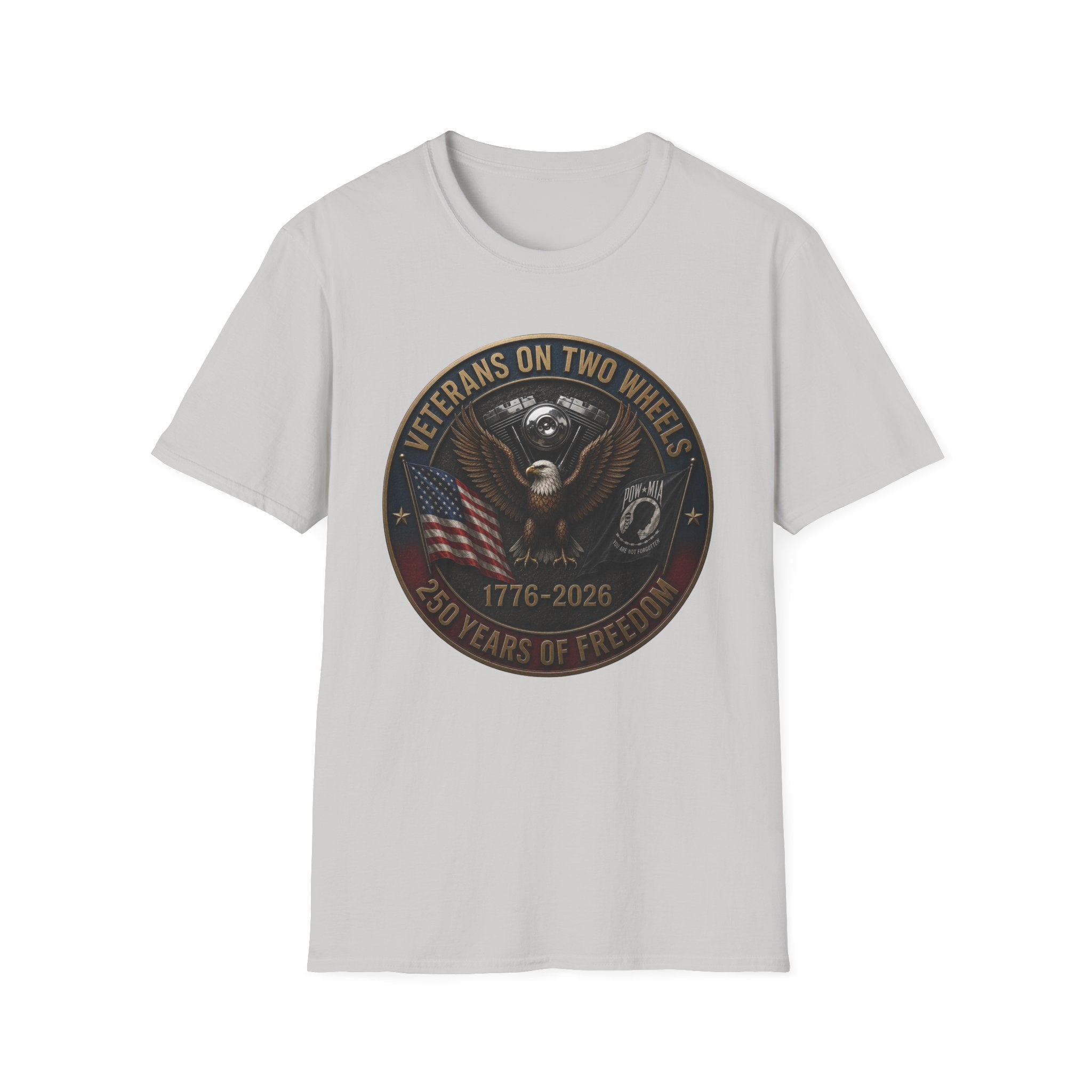 VETERANS ON TWO WHEELS T-SHIRT