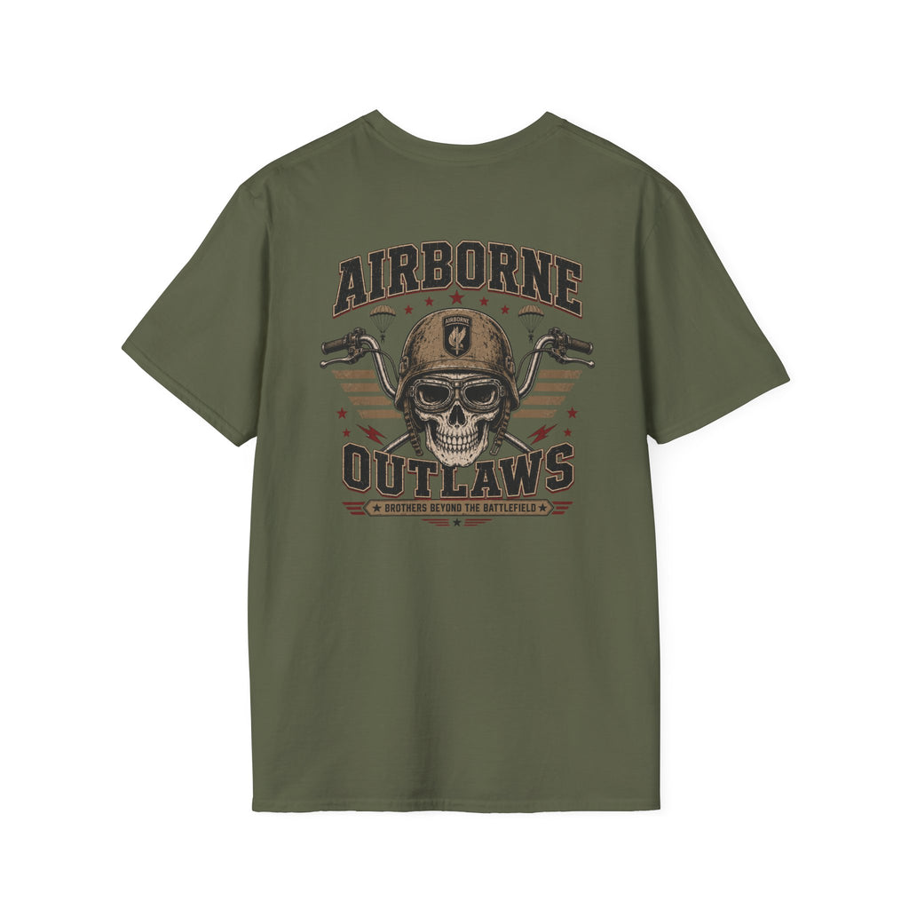 Airborne Outlaws Skull T-Shirt