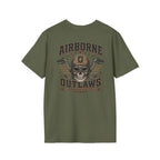 Airborne Outlaws Skull T-Shirt